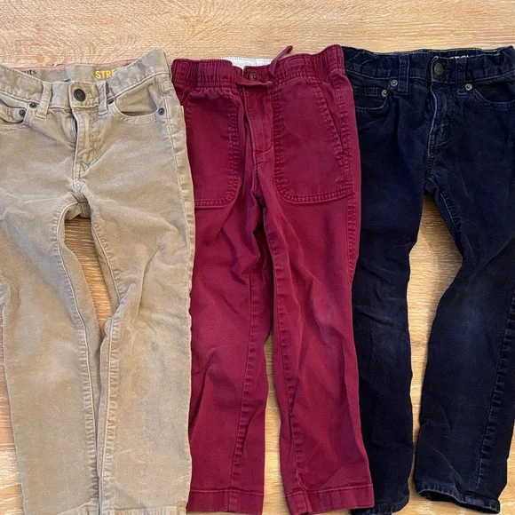 J. Crew Kids Bottoms in Burgundy and Tan - Picture 2 of 5